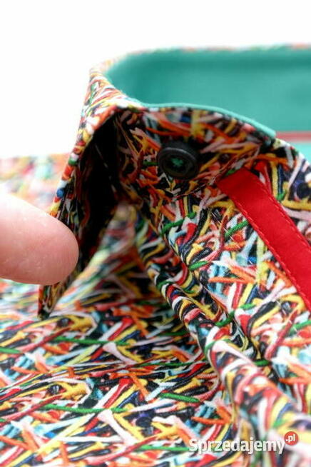 DANIEL BESSI Koszula Męska Fb033 Kolorowa Wesoła różne rozm.