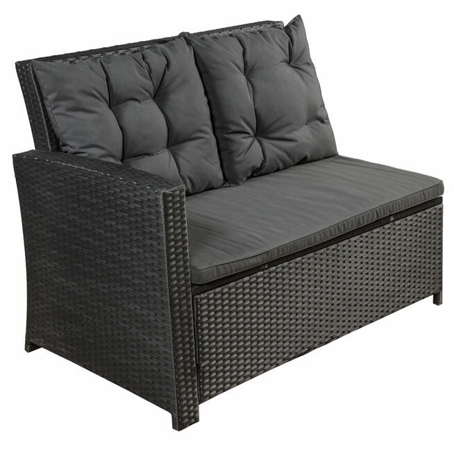 853 MEBLE NAROŻNIK RATTANOWY OGRODOWY RATTAN RATY