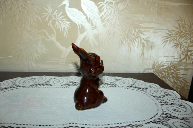 Zajączek Króliczek Porcelit Ceramika PRL