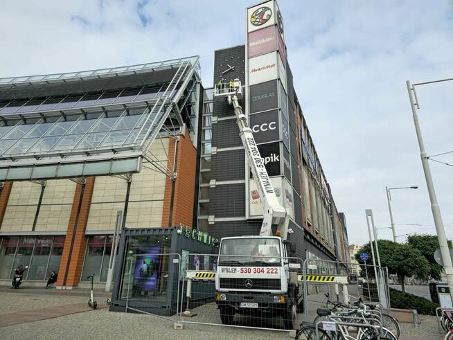 Usługi Podnośnik koszowy 20,22,25,30,35,42m Wynajem Zwyżka