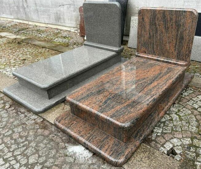 Szwedzkie Nagrobki granitowe wraz z montażem 90x190x100