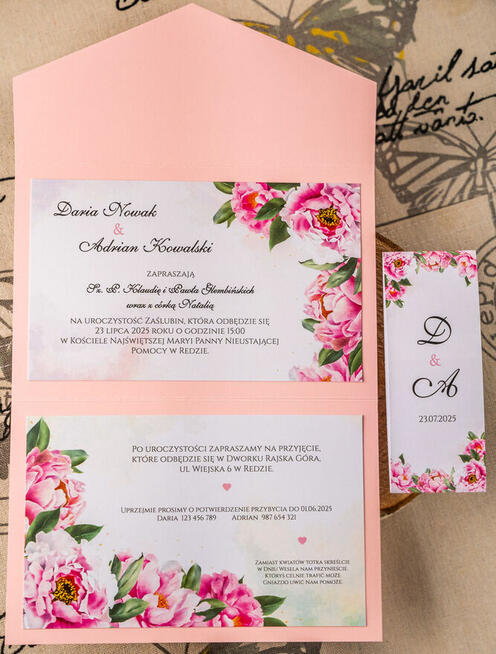Zaproszenia ślubne i dodatki na ślub i wesele Jumika