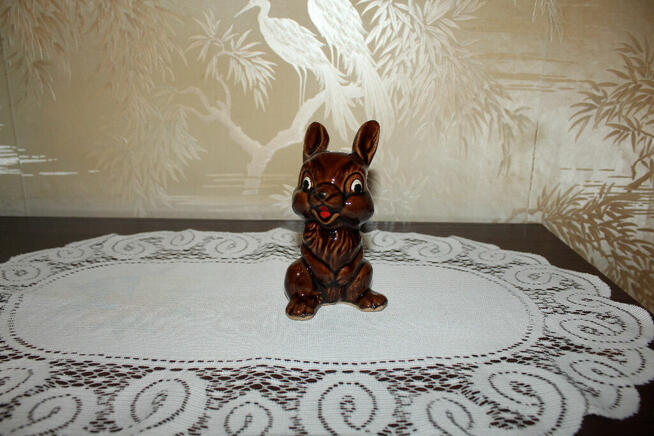 Zajączek Króliczek Porcelit Ceramika PRL