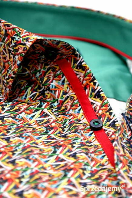 DANIEL BESSI Koszula Męska Fb033 Kolorowa Wesoła różne rozm.