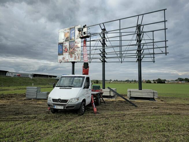 Podnośnik koszowy Zwyżka 20,25,30,35,42m Usługi