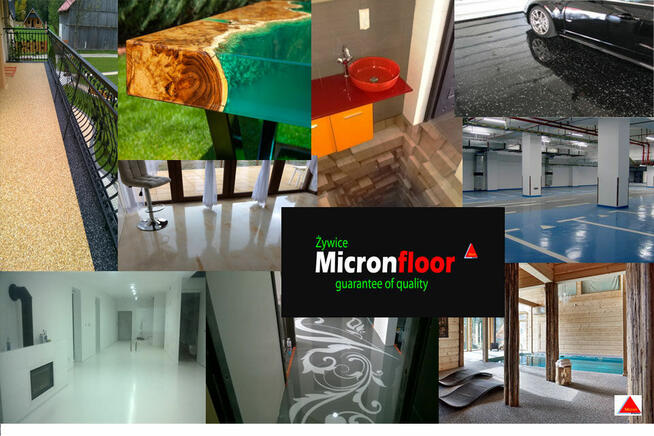 Micronfloor kamienny dywan na balkony tarasy schody