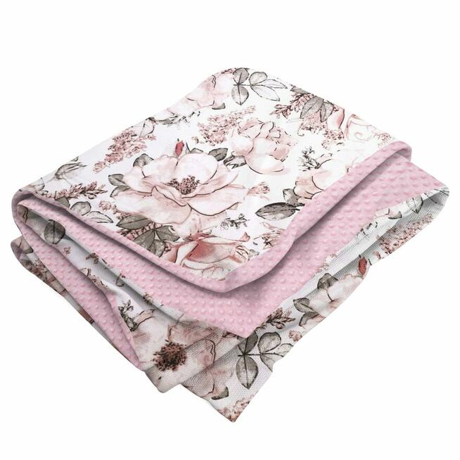 Dwustronna Narzuta 80x160 Bawełna + Polar Minky RÓŻNE kolory