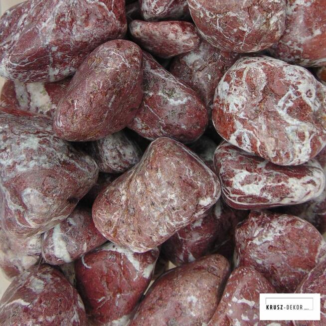 Otoczak Atlas Red, kruszywo ozdobne, dekoracyjne 25kg
