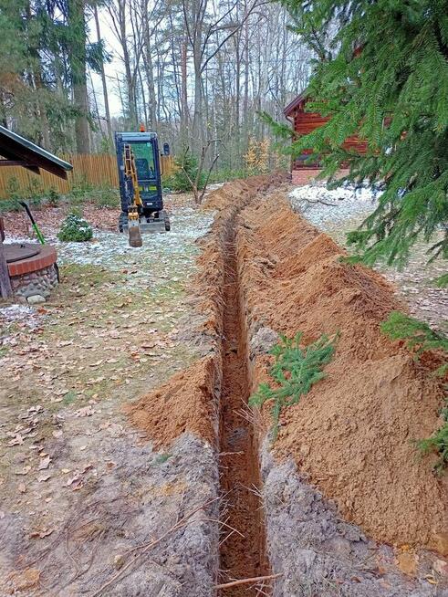 Usługi minikoparką oraz wywrotką do 3,5t.