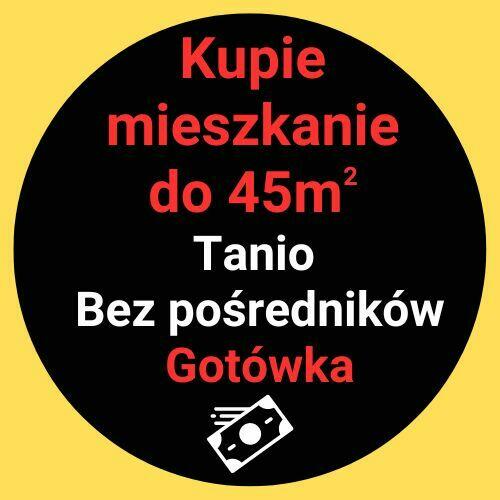 Szukam mieszkania do 45 m2 TANIO