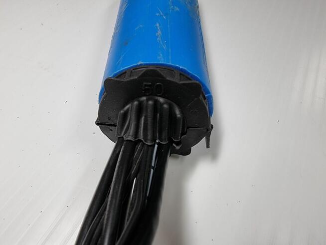 Czopowy wkład uszczelniający do rur kablowych osłonowych 50