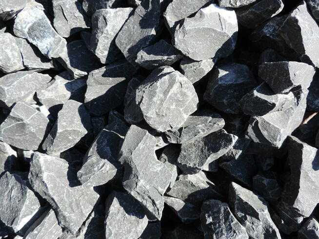 Grys Bazaltowy Czarny Kamień Bazalt Granitowy Kora żwir