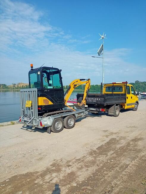 Usługi minikoparką oraz wywrotką do 3,5t.
