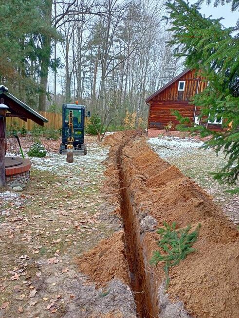 Usługi minikoparką oraz wywrotką do 3,5t