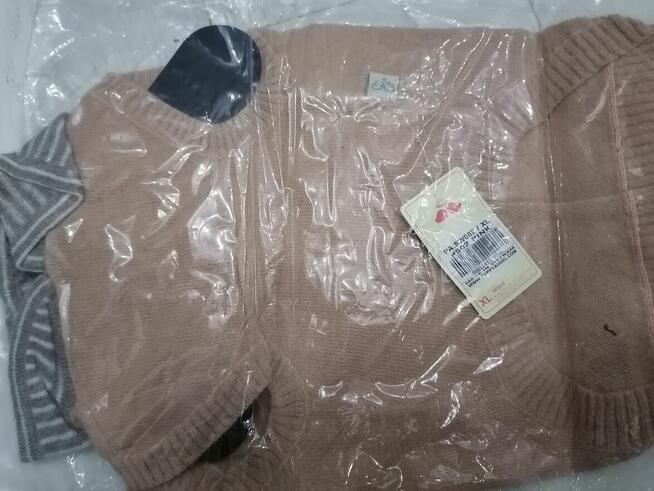 XL Puppy Angel Wełniany Sweter z kapturem dla Psa długość 35