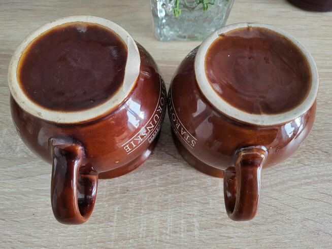 2 Filiżanki Grzane Starotoruńskie- real foto