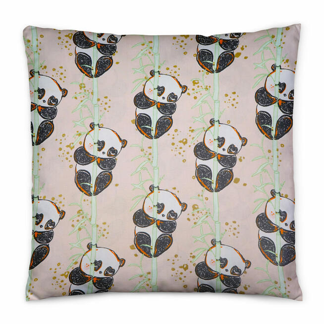 Poszewka na poduszkę Bawełniana - Panda