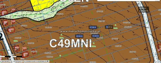 Działka budowlana Czyżowice gm. Gorzyce