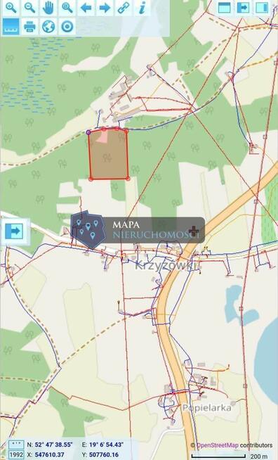 Działka leśna z możliwością zabudowy