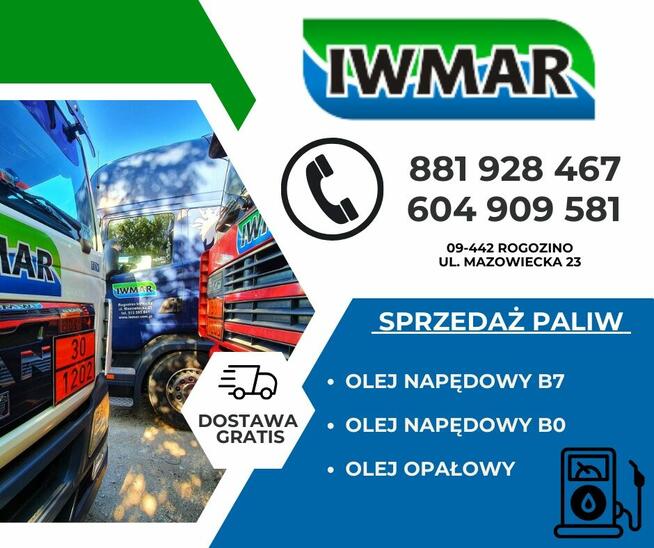 paliwo, olej napędowy, olej opałowy