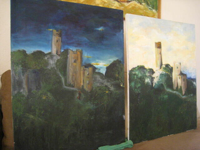 Obraz olejny Jura Krakowsko Częstochowska