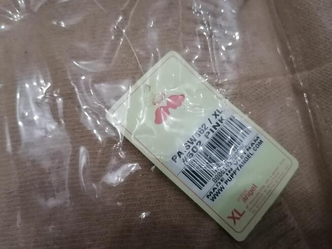 XL Puppy Angel Wełniany Sweter z kapturem dla Psa długość 35