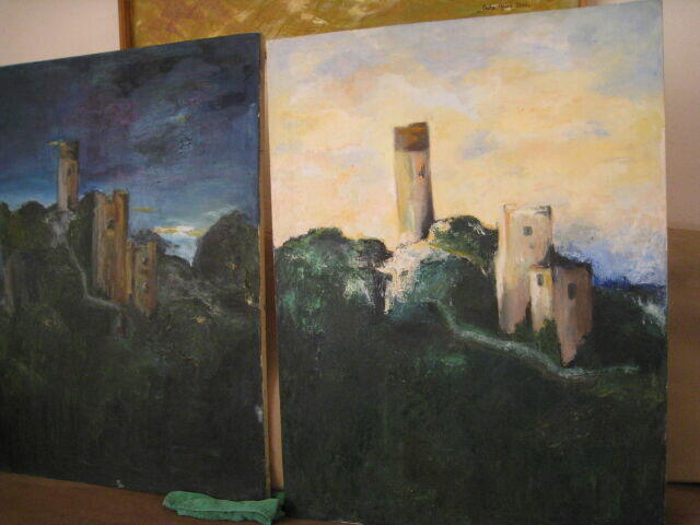 Obraz olejny Jura Krakowsko Częstochowska