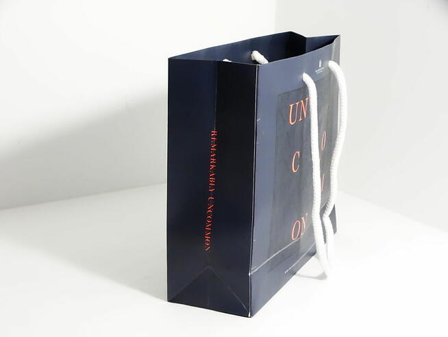 Luksusowa torba papierowa z nadrukiem 310x100x265mm kolorowa