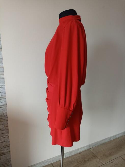 Czerwona sukienka z odkrytymi plecami Lou Kenzie r. XL 42