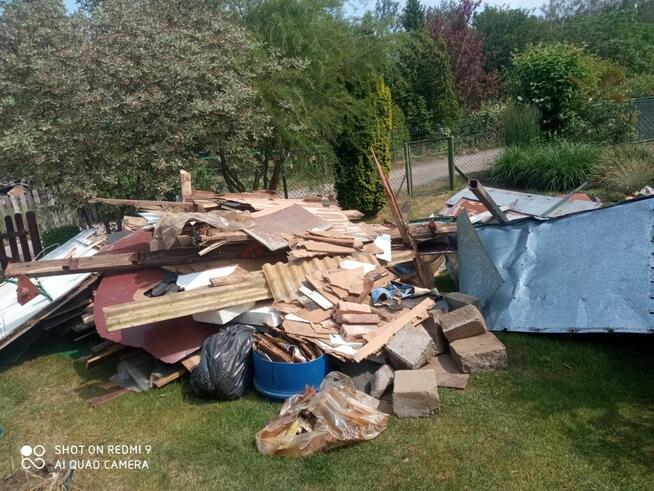 Rozbiórka Altan, domków drewnianych, szop, stodoły, sprzatan