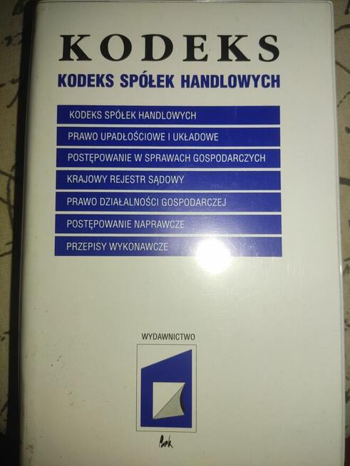 Kodeks spółek handl.,Instrukcje, Zarządzanie w biznesie itp.