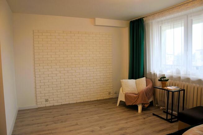 Mieszkanie, przytulna i duża kawalerka 35m2 + balkon + piwnica