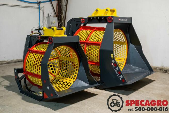 Łyżka przesiewająca ziemię , gruz , torf !