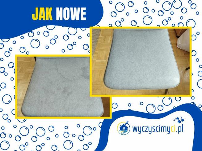 Usuwanie plam i pranie tapicerki meblowej, mebli, narożników