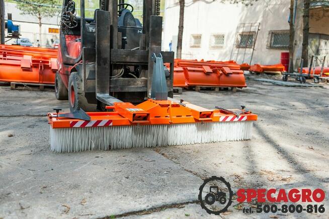 Zamiatarka szczota na widły do palet !