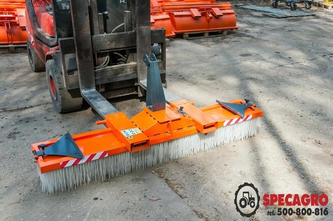 Zamiatarka szczota na widły do palet !