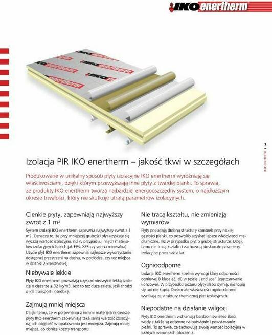 Izolacja DACHÓW/POSADZEK/STROPÓW- płyty PIR pióro-wpust-50mm