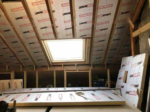 Izolacja DACHÓW/POSADZEK/STROPÓW- płyty PIR pióro-wpust-50mm