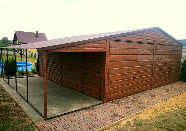 Garaże blaszane hale wiaty domki narzędziowe na każdy wymiar