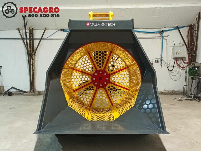 Łyżka przesiewająca ziemię , gruz , torf !