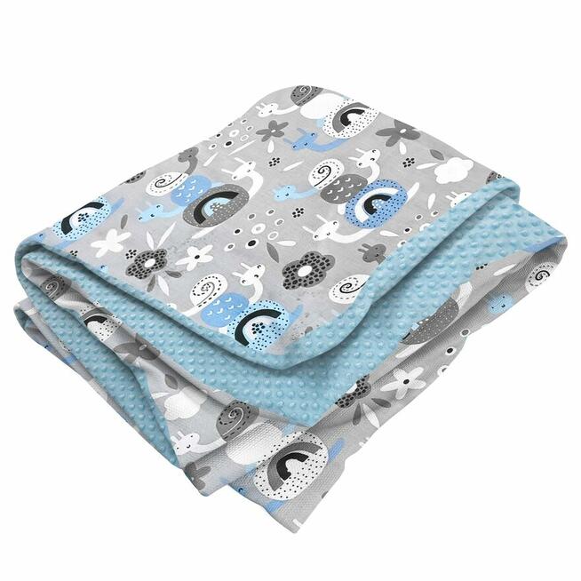 Dwustronna Narzuta 60x120 Bawełna + Polar Minky RÓŻNE kolory