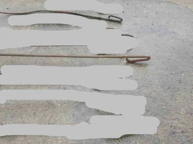 Zestaw do czyszczenia pieca kotła kominka CO pogrzebacz 2 el