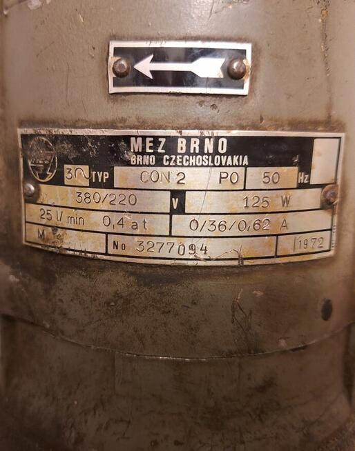 pompa do tokarki TYP. CON2 PO