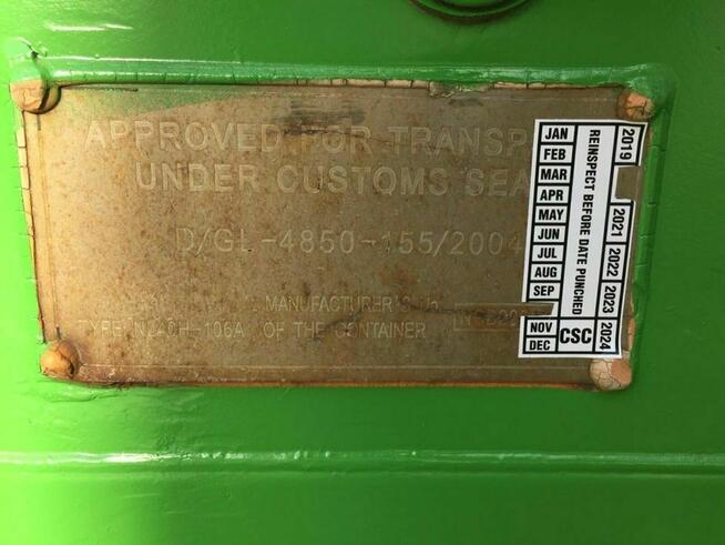 Kontener morski 20’DC NOWY, TANIO