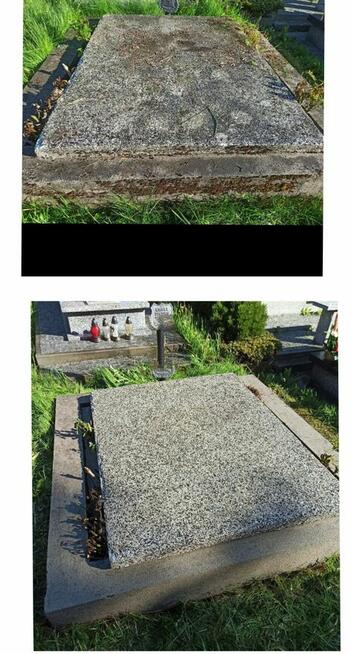 Czyszczenie nagrobków, opieka nad grobami