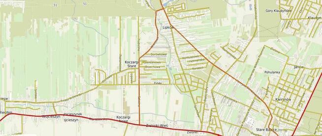 Działka 6ha Koczargi Stare gm.Stare Babice