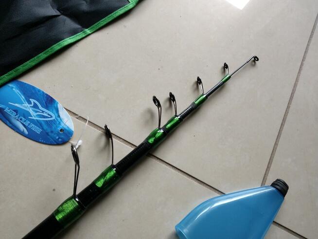 Węglowa teleskopowa wędka spławikowa krótki skład