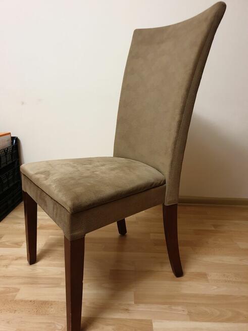 Krzesło tapicerowane, welur, możliwy transport