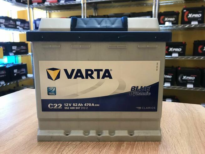 Akumulator VARTA Blue C22 52Ah 470A GDAŃSK