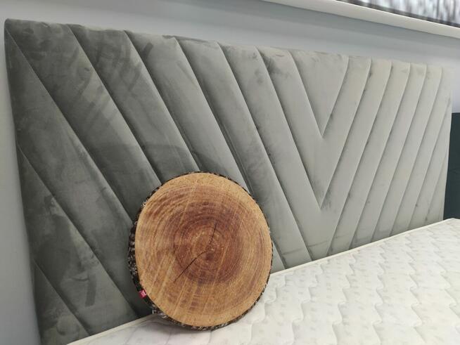 Łóżko tapicerowane z pojemnikiem 160x200 z zagłówkiem